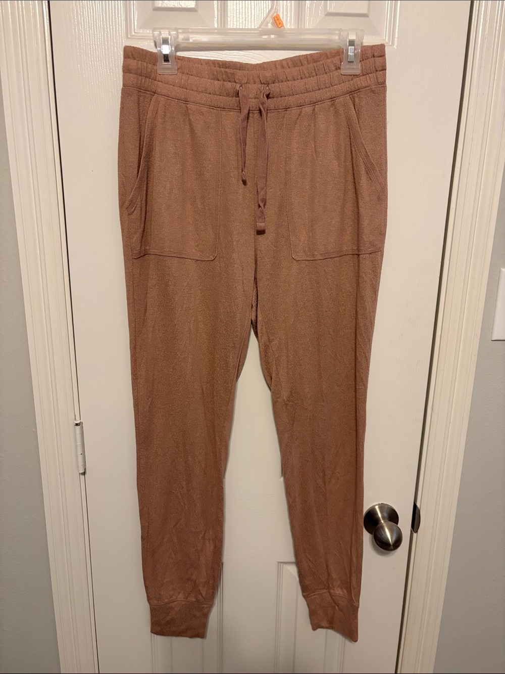 Express Women's Drawstring Jogger Pants - Brown
